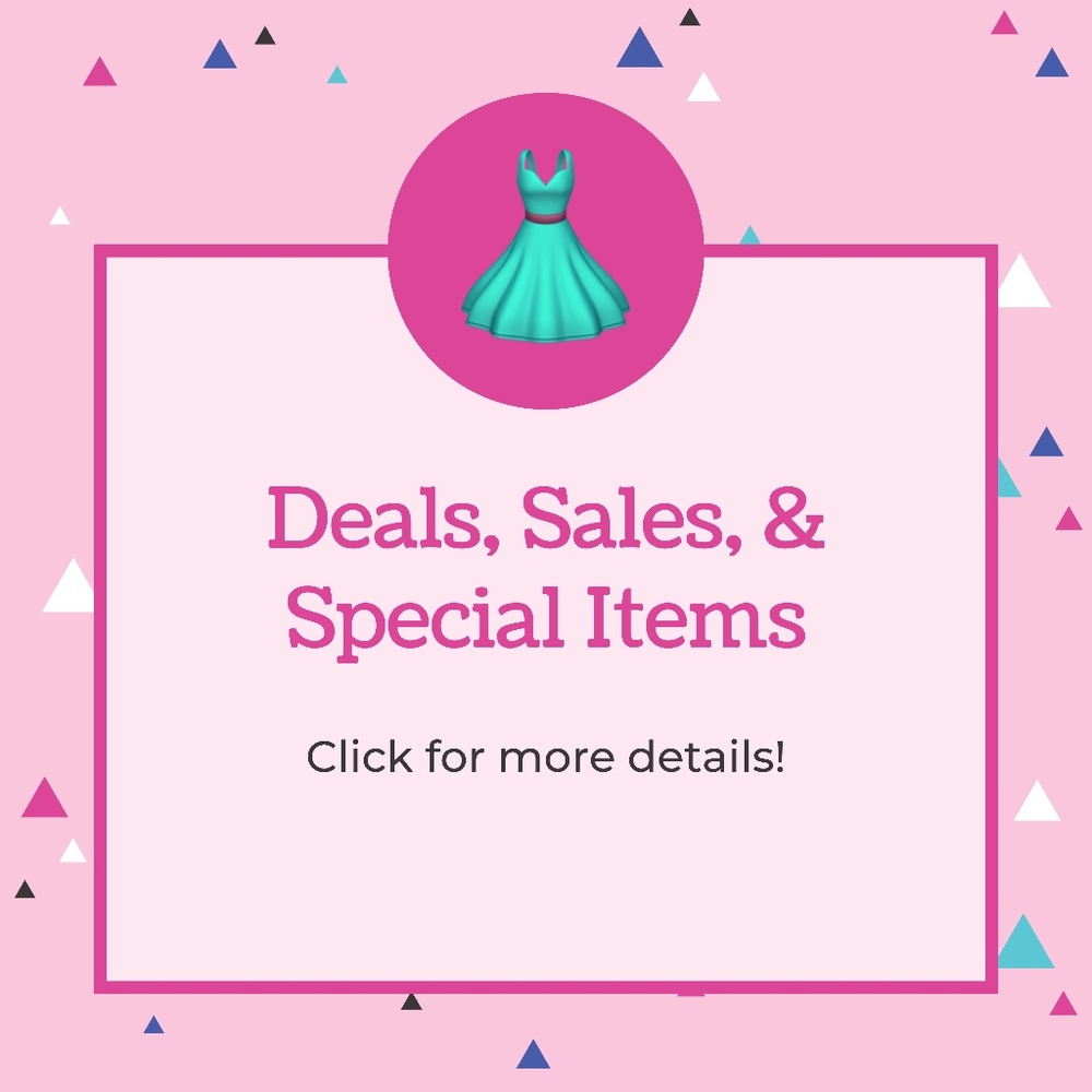 ✨ Deals, Sales, and Special Items ✨